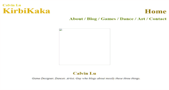 Desktop Screenshot of calvinkirbikaka.com
